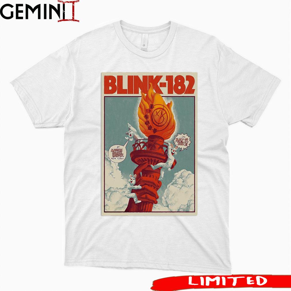Blink-182 New York City May 19 2023 Poster Shirt