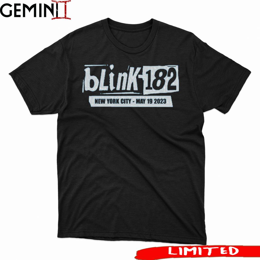 Blink-182 New York City May 19, 2023 Shirt