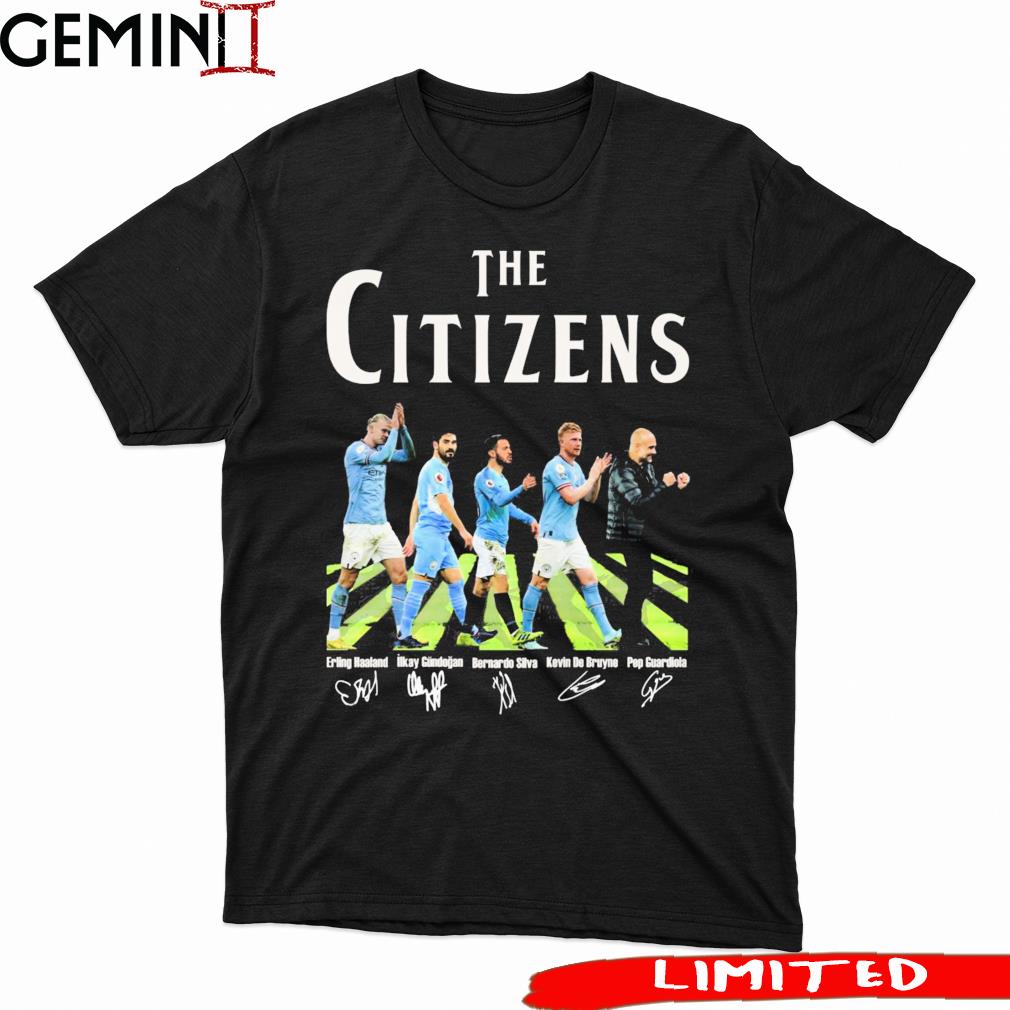 Manchester City The Citizens Abbey Road Signatures Shirt