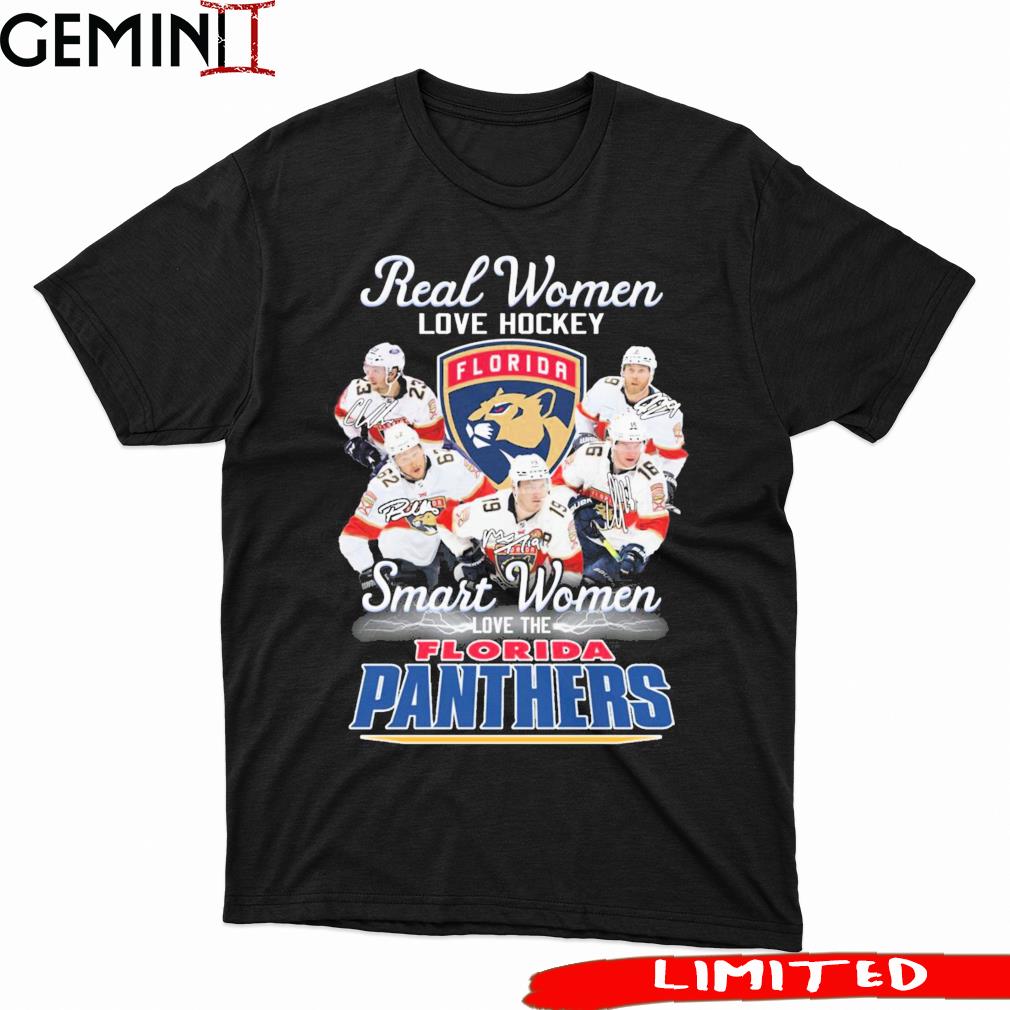 Real Women Love Hockey Smart Women Love The Florida Panthers 2023 Eastern Conference Champions Shirt