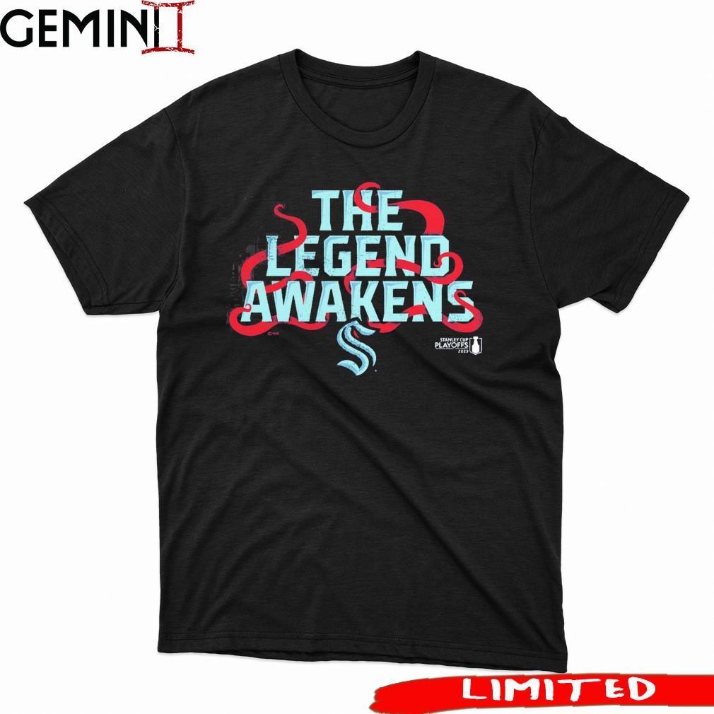 Seattle Kraken The LEGEND Awakens 2023 Stanley Cup Playoffs Shirt