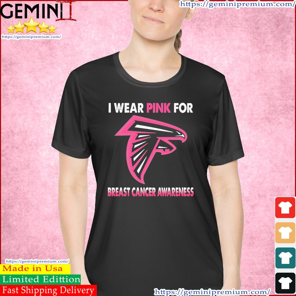 Pink top falcons shirt