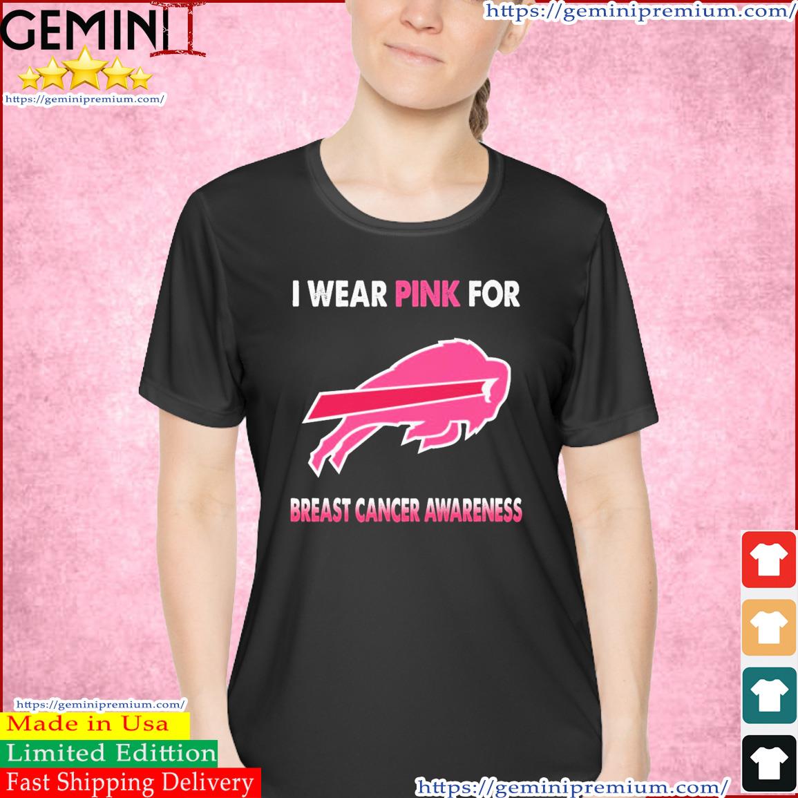 Buffalo Bills I Wear Pink For Breast Cancer Awareness shirt, hoodie,  sweater, long sleeve and tank top