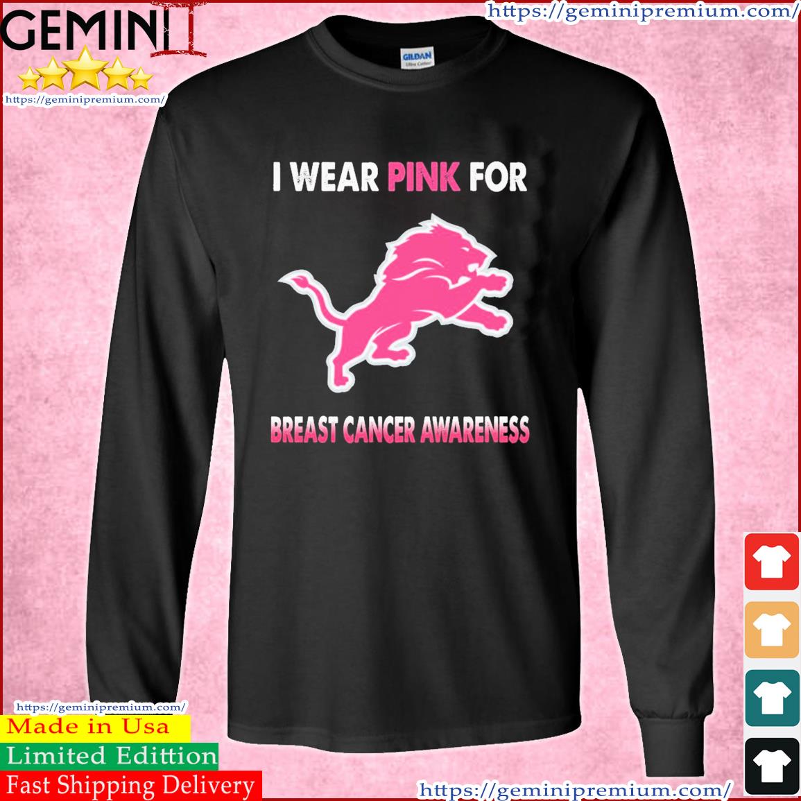 NFL Detroit Lions Breast Cancer Awarness Women's  