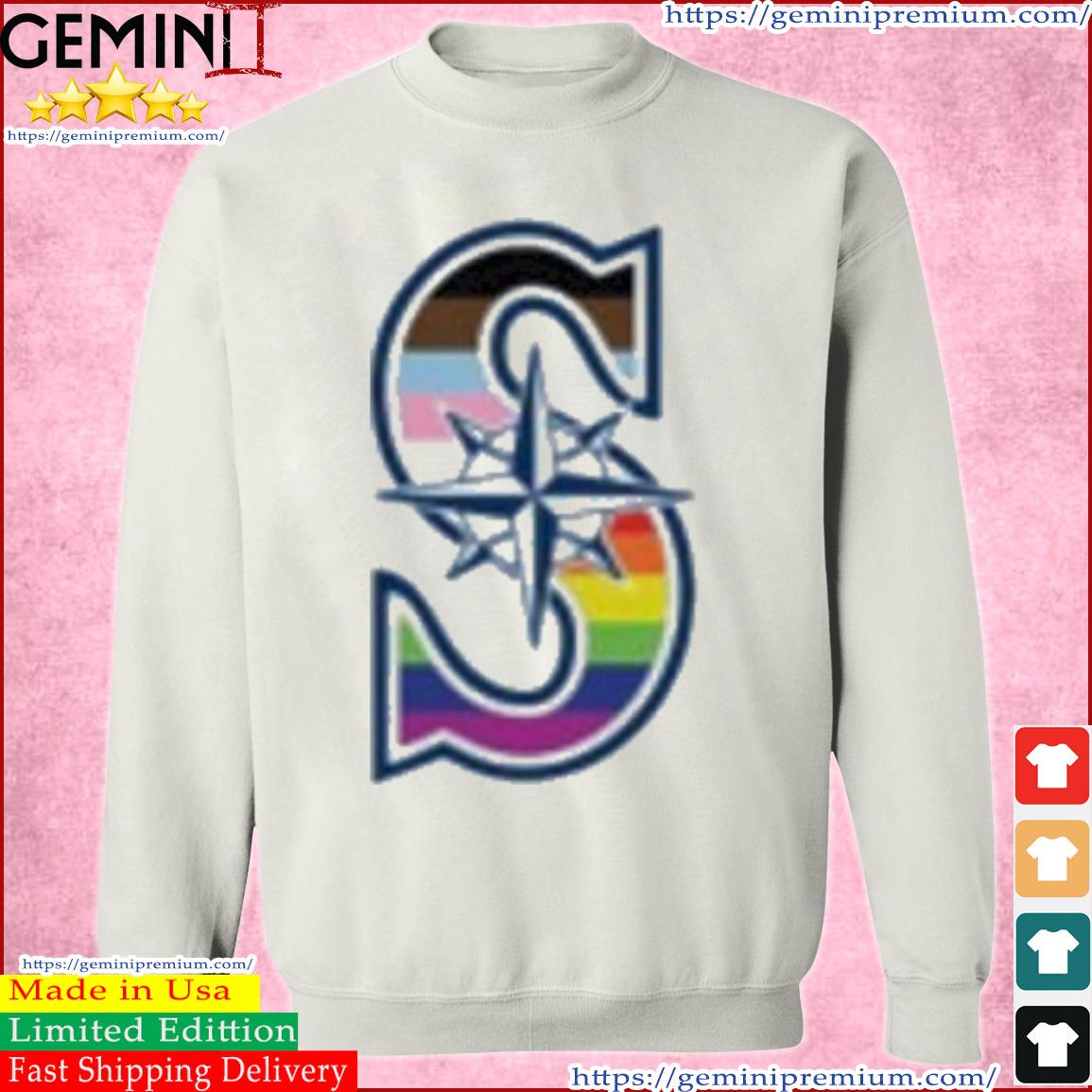 Official Seattle Mariners Pride Logo Shirt, hoodie, sweater