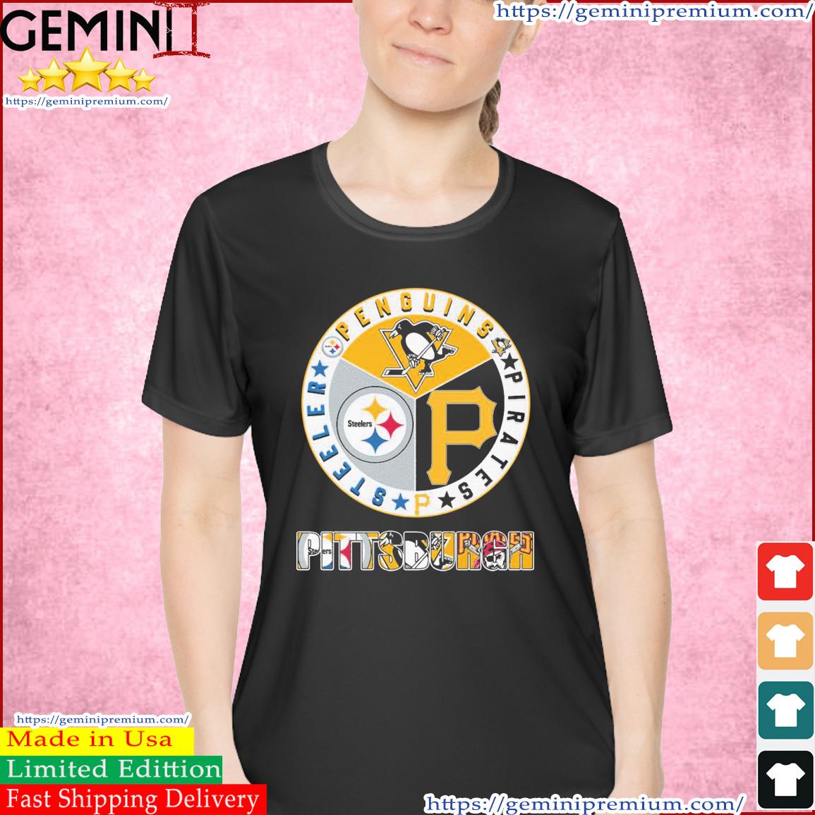 Pittsburgh sports teams logo Steelers, Penguins and Pirates Shirt, hoodie,  sweater, long sleeve and tank top