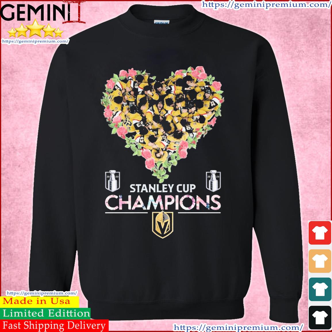 Vegas Golden Knights Heart 2023 NHL Champions Shirt, hoodie, sweater, long  sleeve and tank top