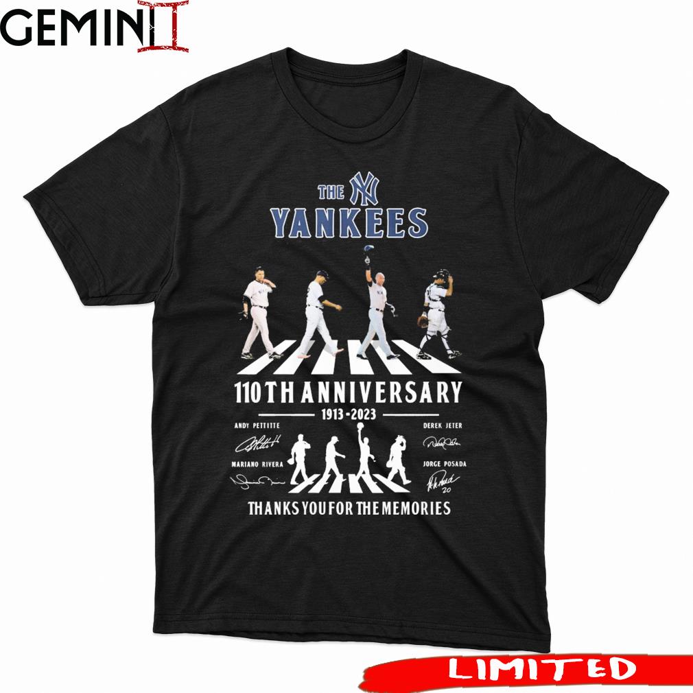 The Atlanta Braves Abbey Road 110th Anniversary 1913 2023 Thank You For The  Memories Signatures Shirt - Limotees