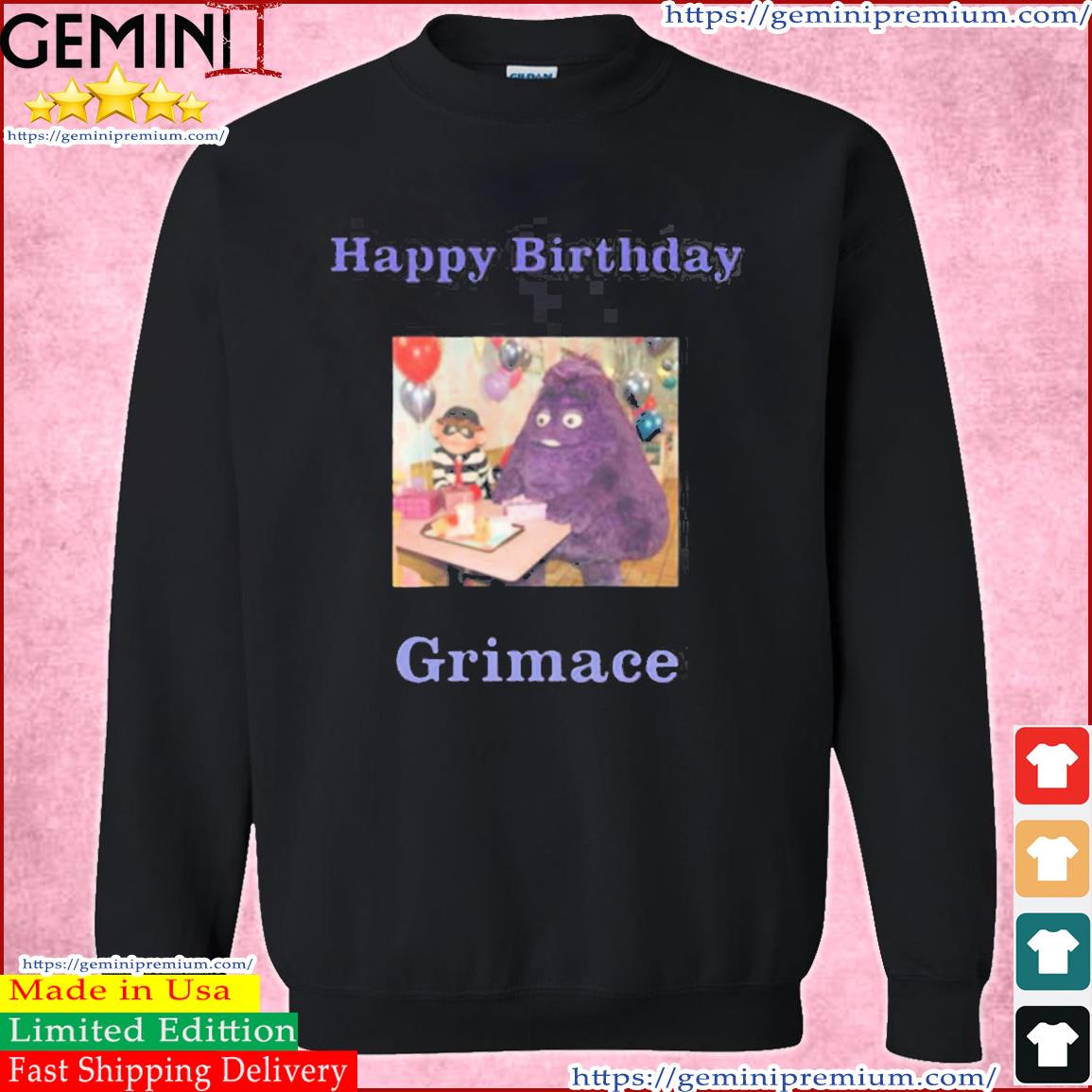 New Age Grimace Birthday shirt, hoodie, sweater, long sleeve and tank top