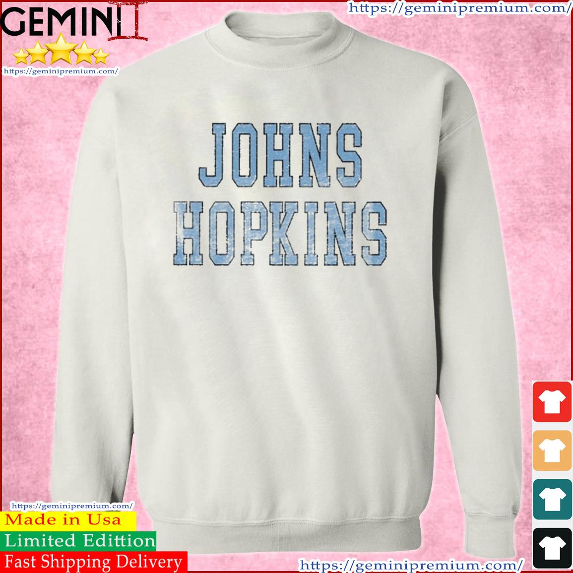 Johns Hopkins Blue Jays Red Shirt Women's Pullover Hood