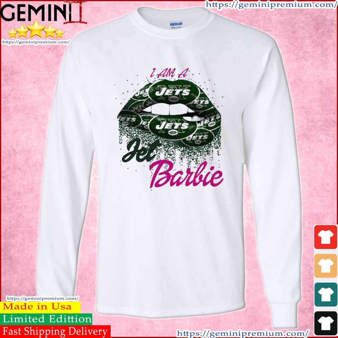 Lip New York Jets I Am A Jet Barbie Shirt, hoodie, sweater, ladies