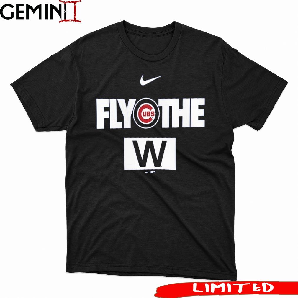 Nike Chicago Cubs Fly The W Logo Shirt, hoodie, sweater, ladies v-neck and  tank top