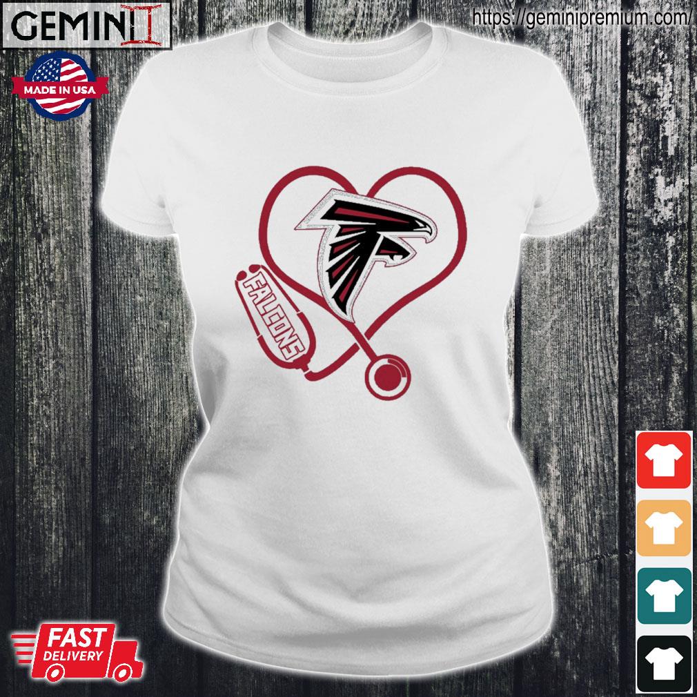 Nurse Love Atlanta Falcons shirt, hoodie, sweater, ladies v-neck