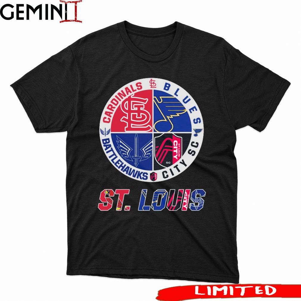 Official St. Louis Cardinals St. Louis Blues St. Louis Battlehawks