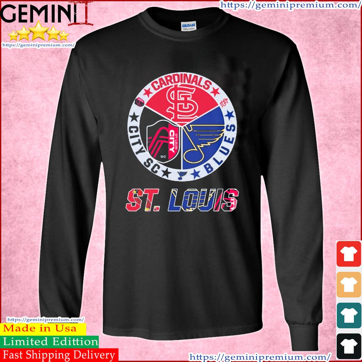 St Louis City SC Cardinals Blues Logo Shirt, hoodie, sweater and