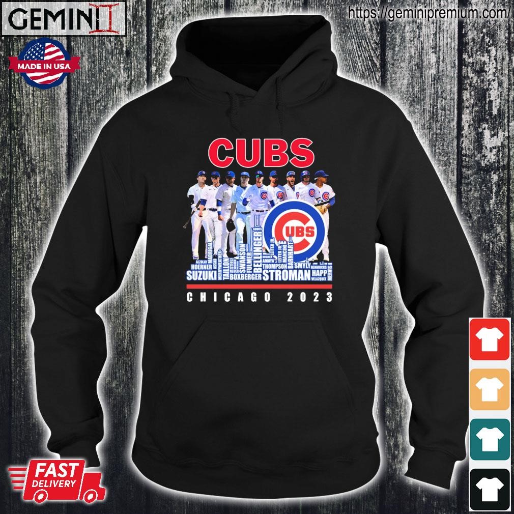 Chicago Cubs Skyline Players Name 2023 Shirt - Limotees
