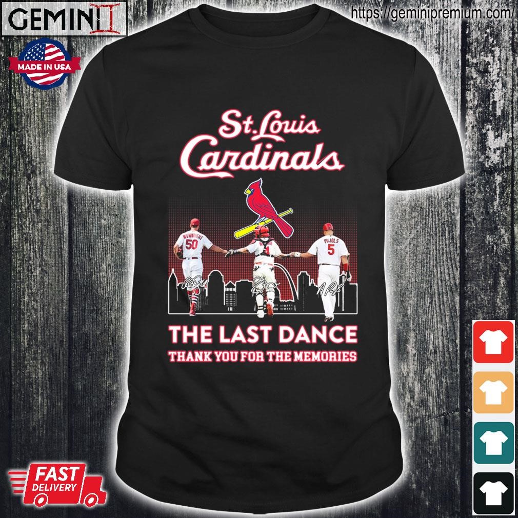 The Last Dance Cardinals Adam Wainwright Albert Pujols Signatures T Shirt