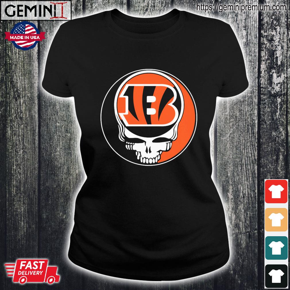 NEW Cincinnati Bengals Special Grateful Dead Design Hoodie