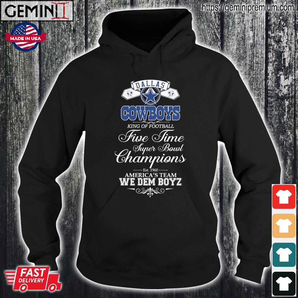 Dallas Cowboys 5 time super bowl champions 2023 shirt, hoodie