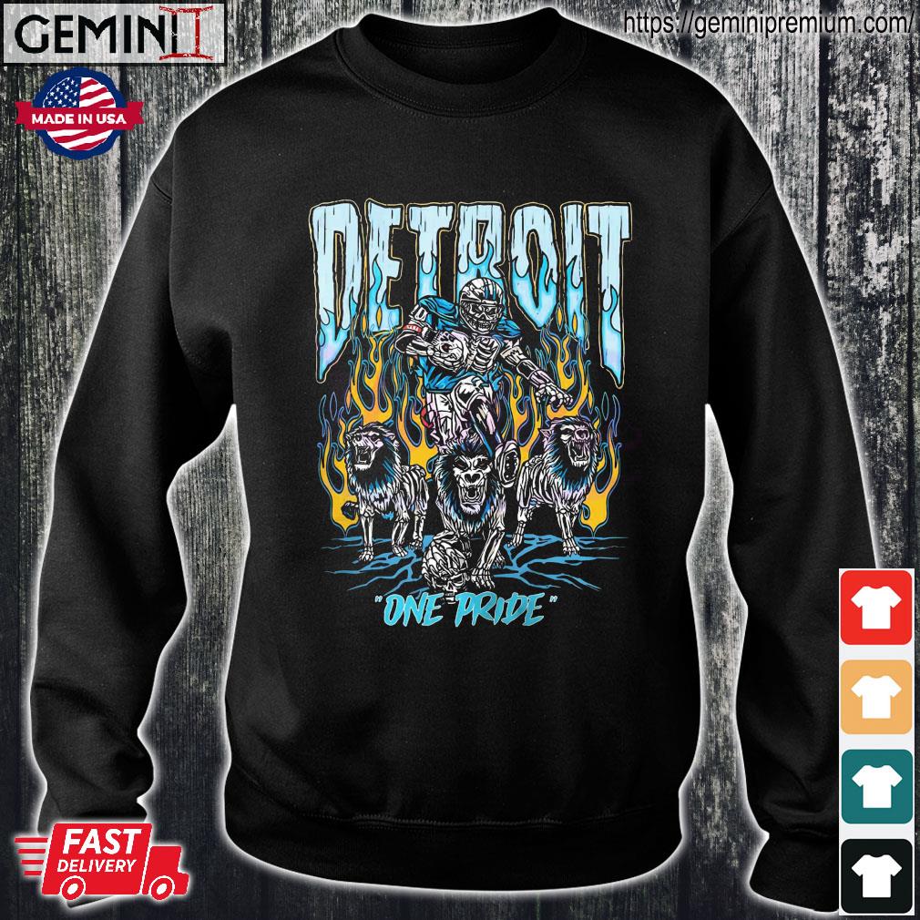 Detroit Lions this is one pride logo shirt, hoodie, sweater and v