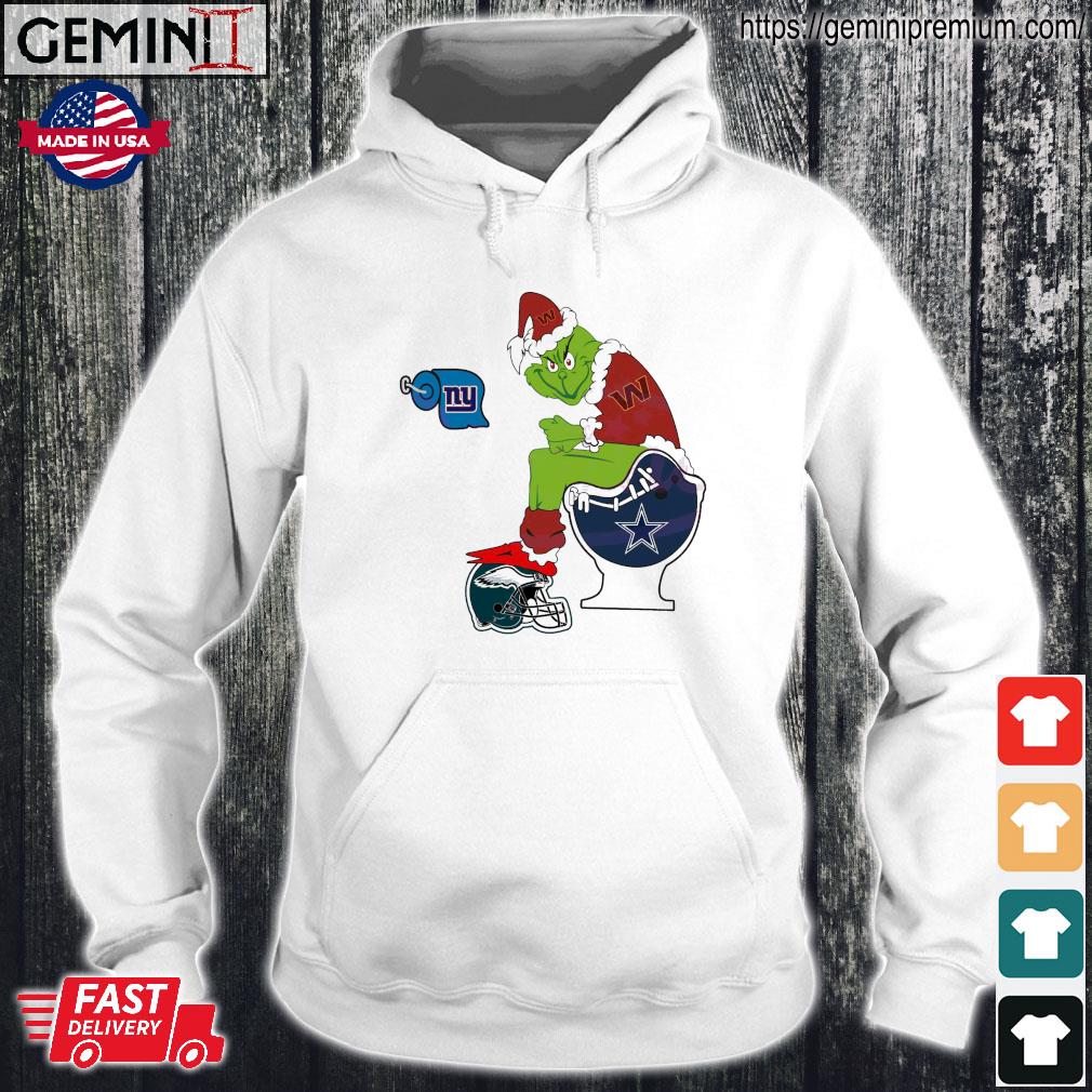 Funny Dallas Cowboys Grinch Santa Toilet shirt, hoodie, sweater