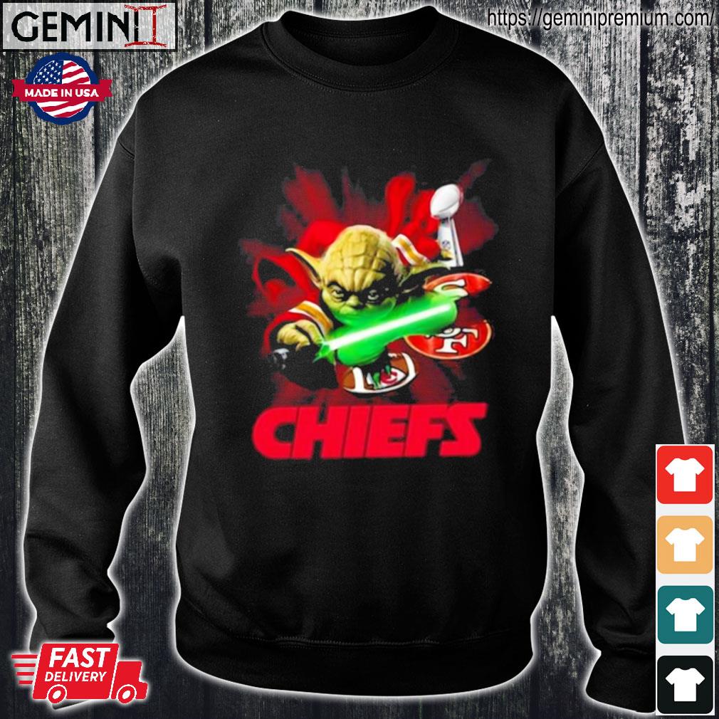 Kansas City Chiefs Master Yoda Art Logo Design Shirt - Reallgraphics