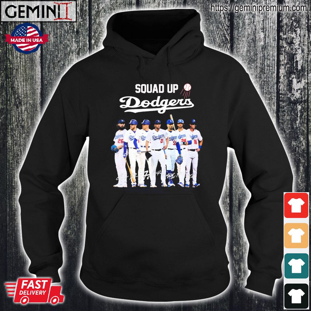 Squadd Up Los Angeles Dodgers 2023 Signatures Shirt