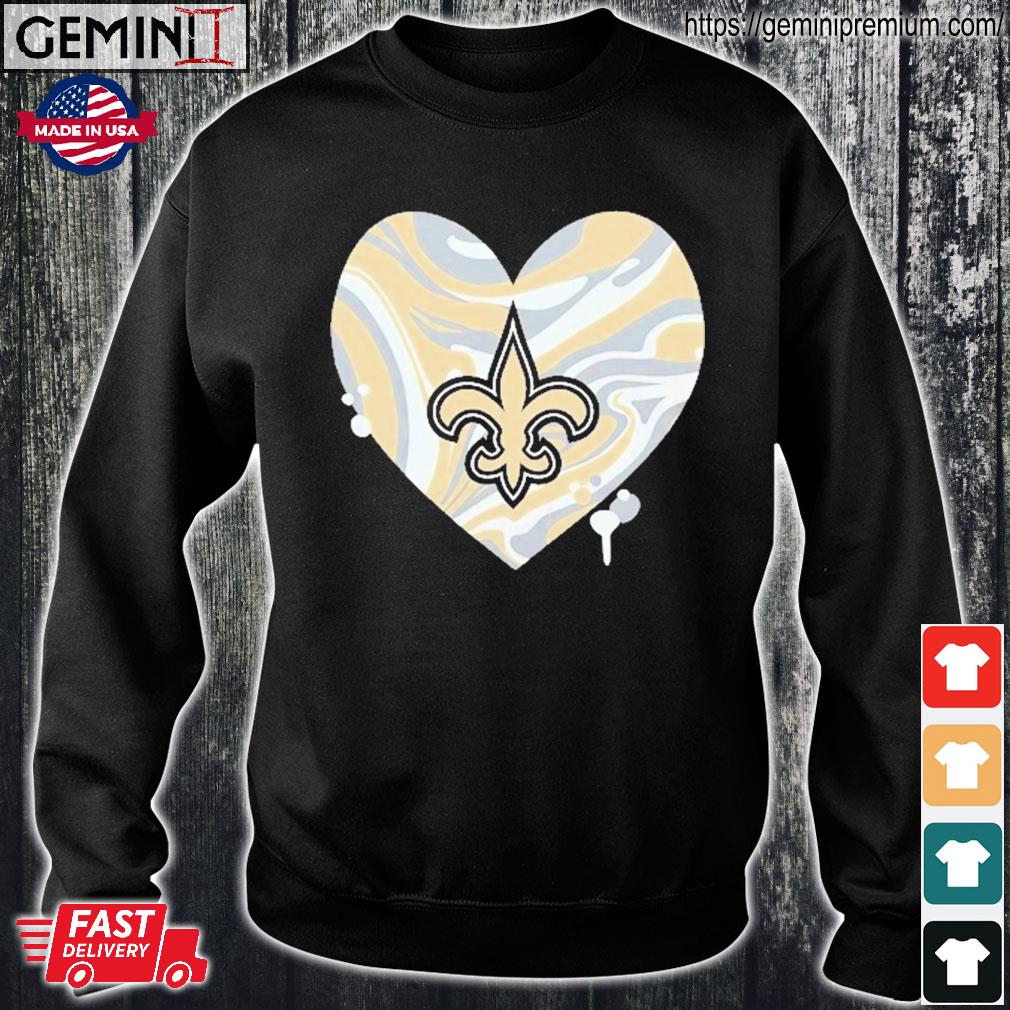 New Orleans Saints Heart Dolman Shirt, hoodie, sweater, long sleeve and  tank top