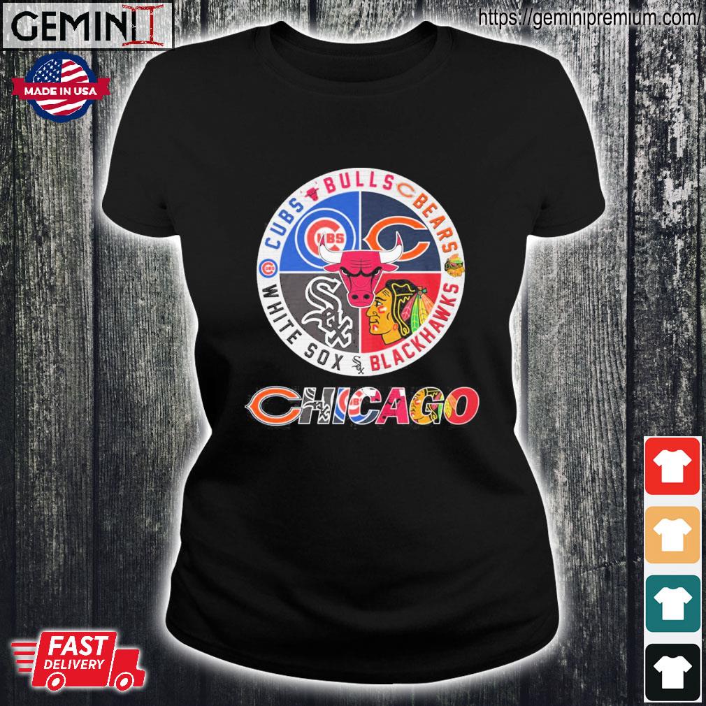 Official Chicago White Sox Bears Cubs Blackhawks Shirt, hoodie, longsleeve,  sweatshirt, v-neck tee