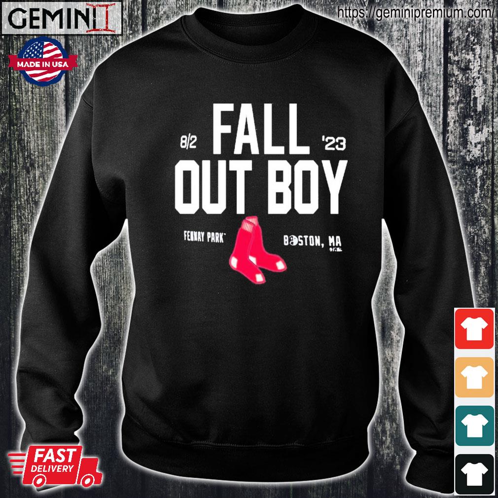 Official Fall Out Boy Boston Red Sox Fenway Park Tour Shirt - Shibtee  Clothing