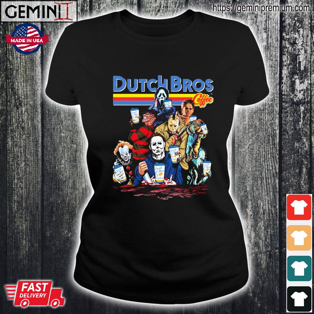 dutch bros horror shirt