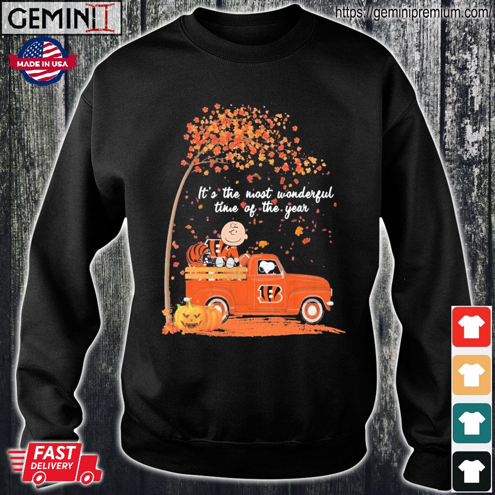 Snoopy and Charlie Brown Cincinnati Bengals happy Halloween 2023 shirt