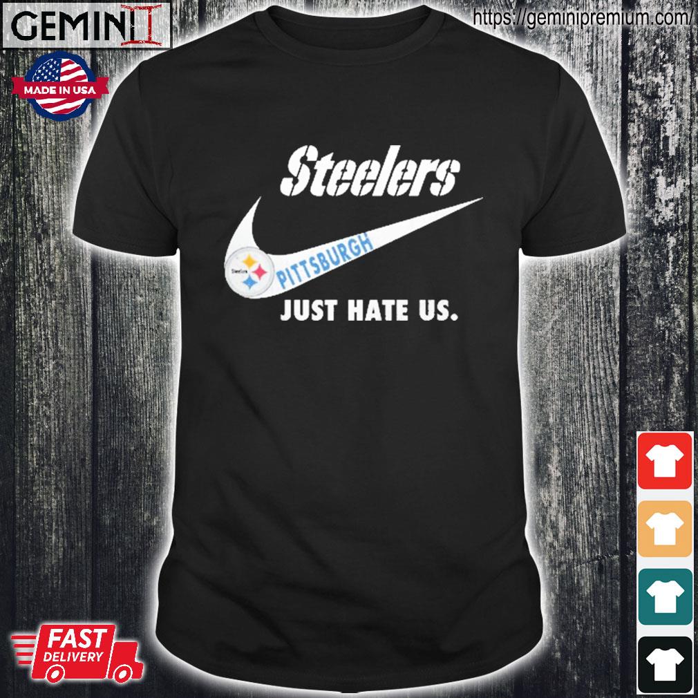 Nike Logo Pittsburgh Steelers Shirt - High-Quality Printed Brand