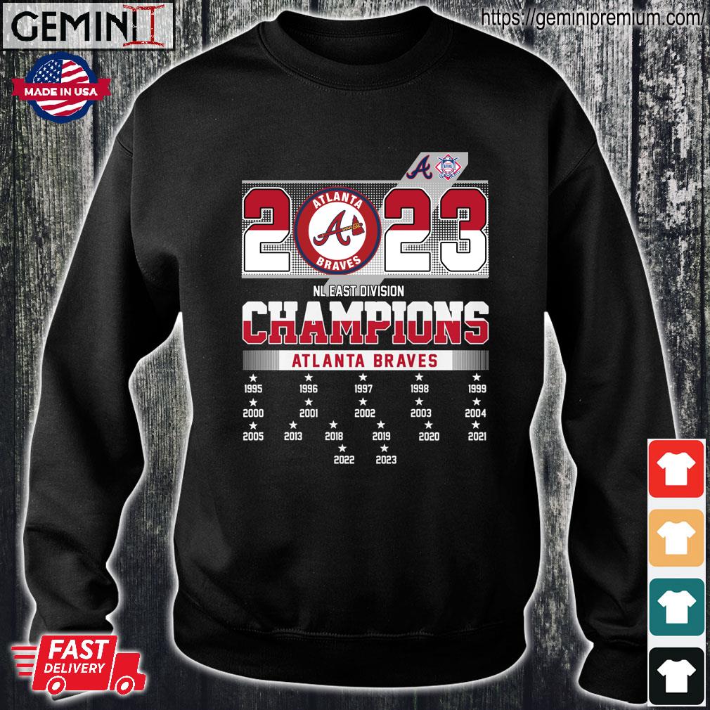 Official The Braves NL East Champions 2022 Signatures Shirt, hoodie,  sweater, long sleeve and tank top