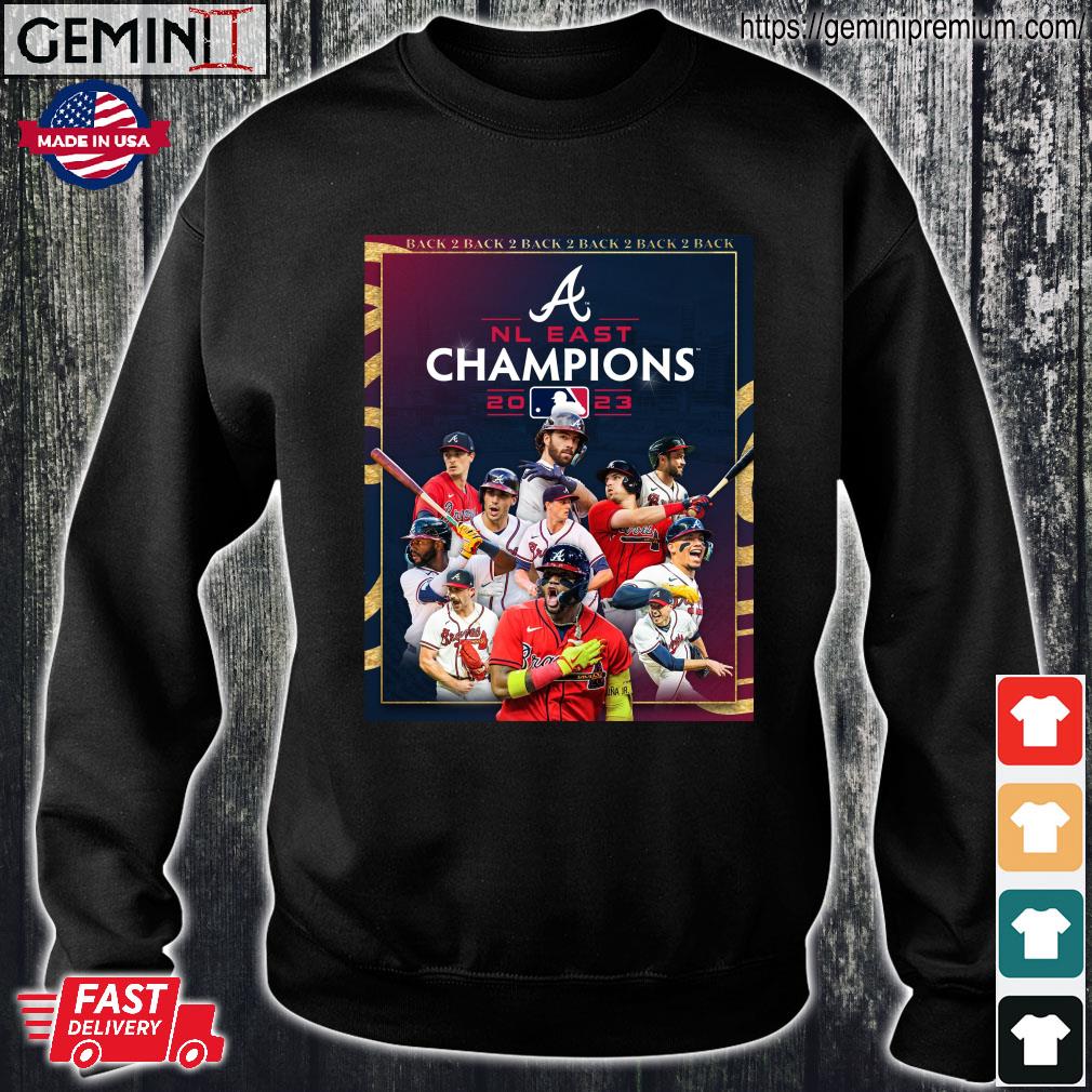2019 NL East Division Champions Atlanta Braves Signatures T-Shirt