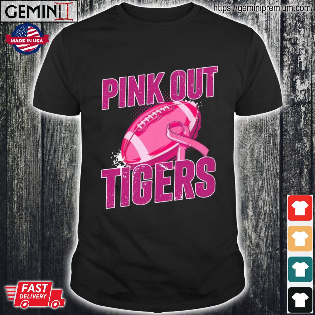 Official Breast Cancer Pink Out Tigers Football Shirt, hoodie, sweater,  long sleeve and tank top