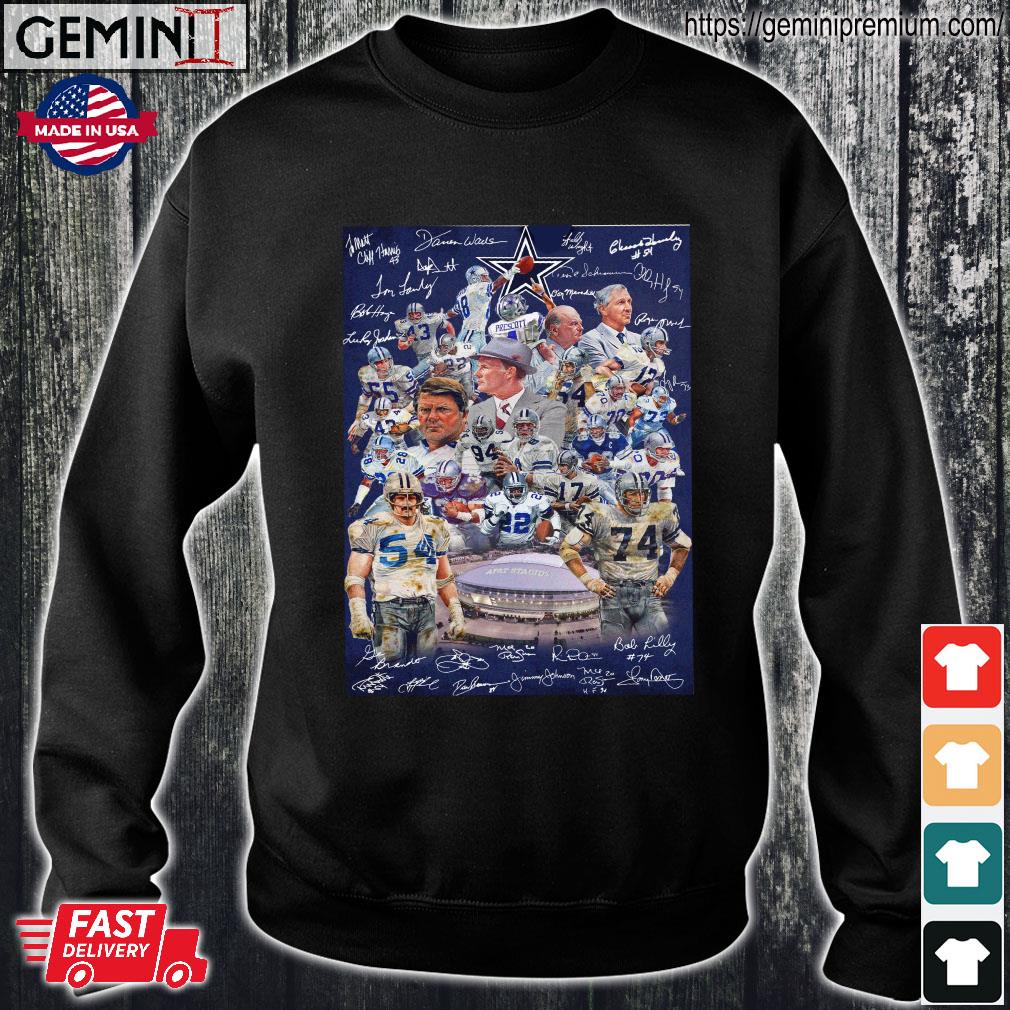 The Dallas Cowboys The Legend Of Signatures T-Shirt, hoodie, sweater, long  sleeve and tank top