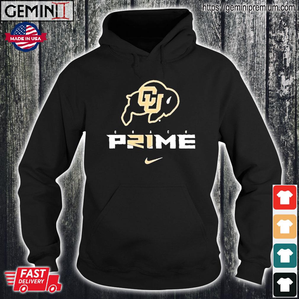 Men's Nike Black Colorado Buffaloes Coach Prime Pullover Hoodie