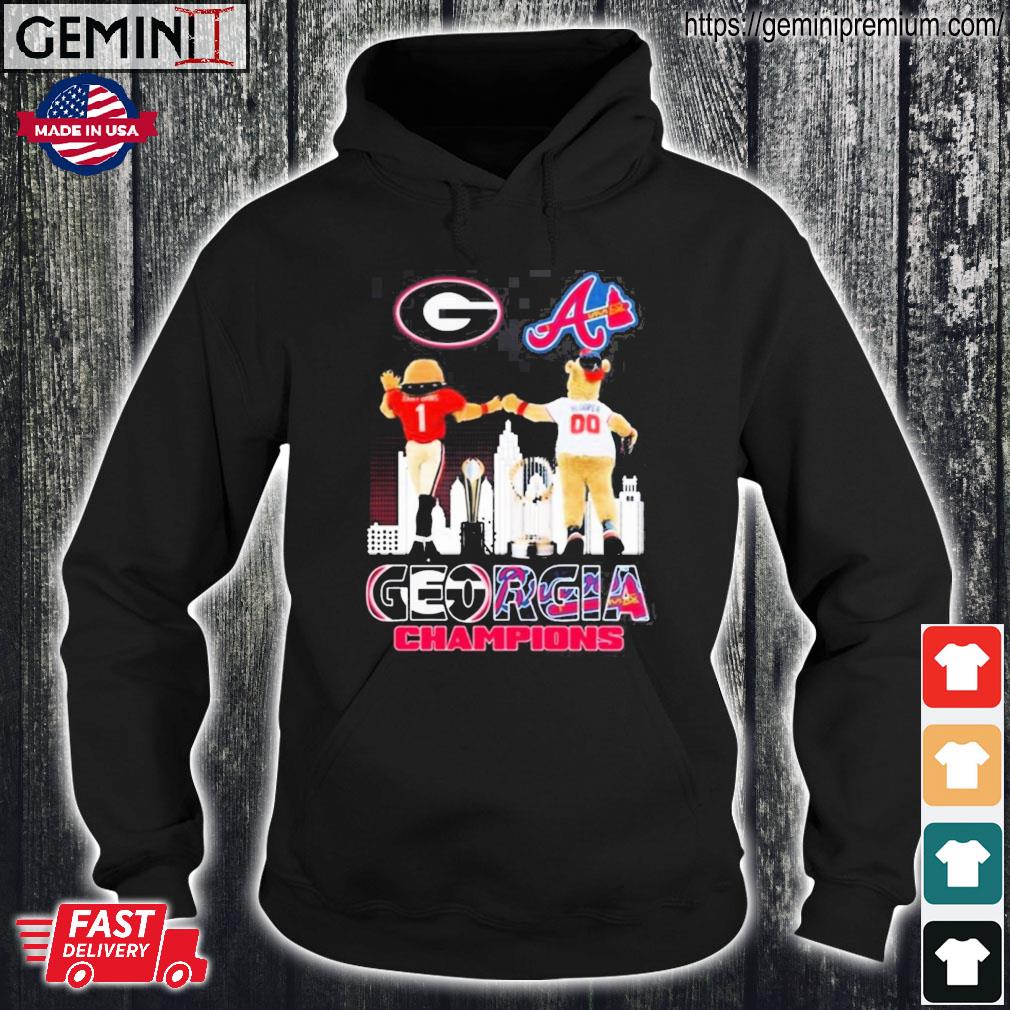 Georgia city 2021 Champion Bulldogs and Braves shirt, hoodie, sweater, long  sleeve and tank top