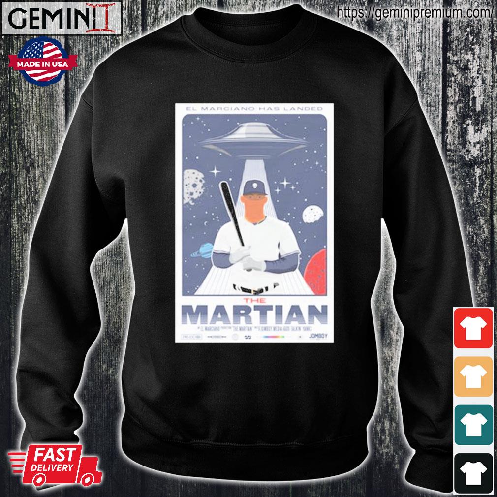 Official eL Margiano Has Landed New York Yankees The Martian T-Shirts,  hoodie, tank top, sweater and long sleeve t-shirt