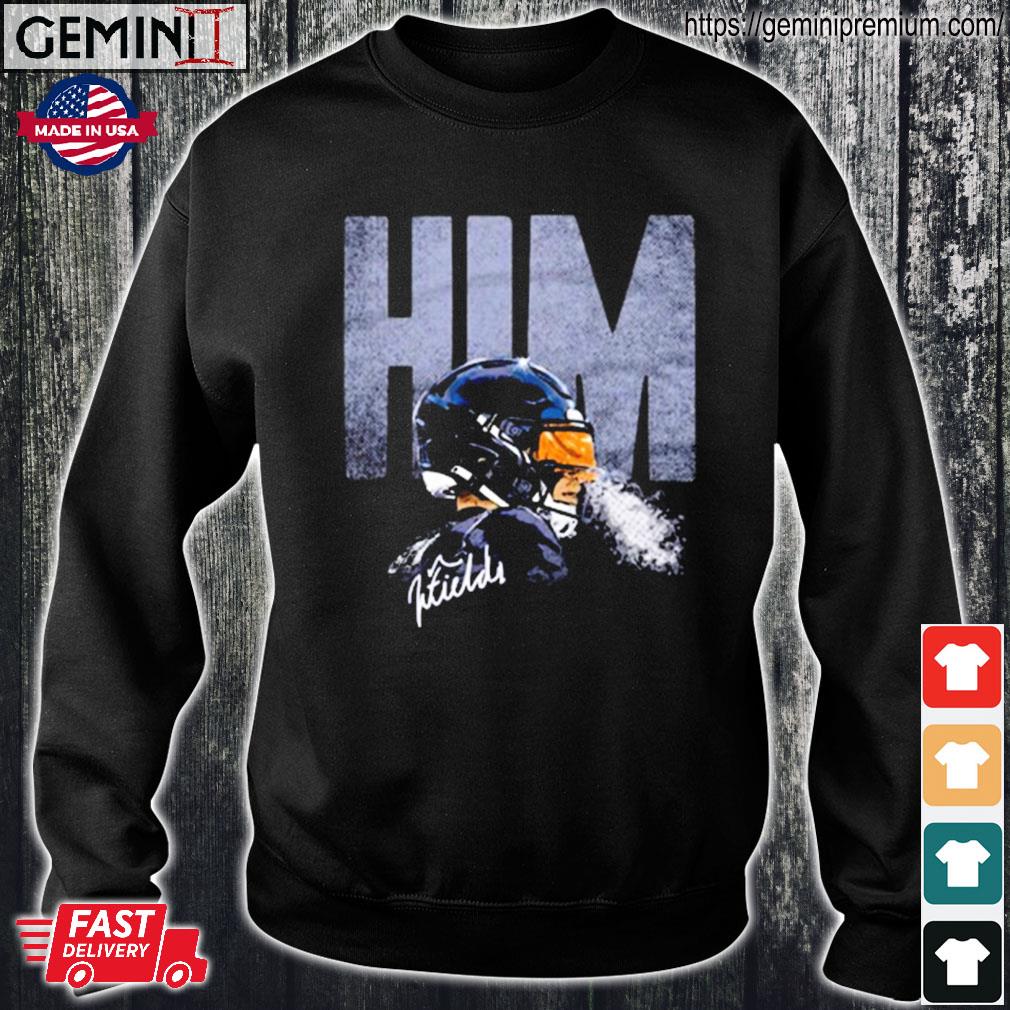 Justin Fields Chicago Him WHT shirt, hoodie, sweater, long sleeve