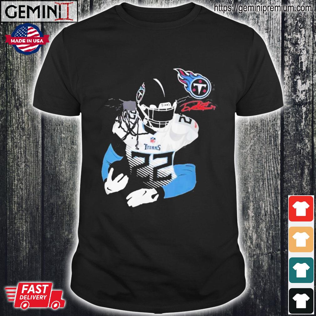 Licensed Gear Nfl Tennessee Titans Derrick Henry Navy Player Shirt, hoodie,  longsleeve, sweatshirt, v-neck tee