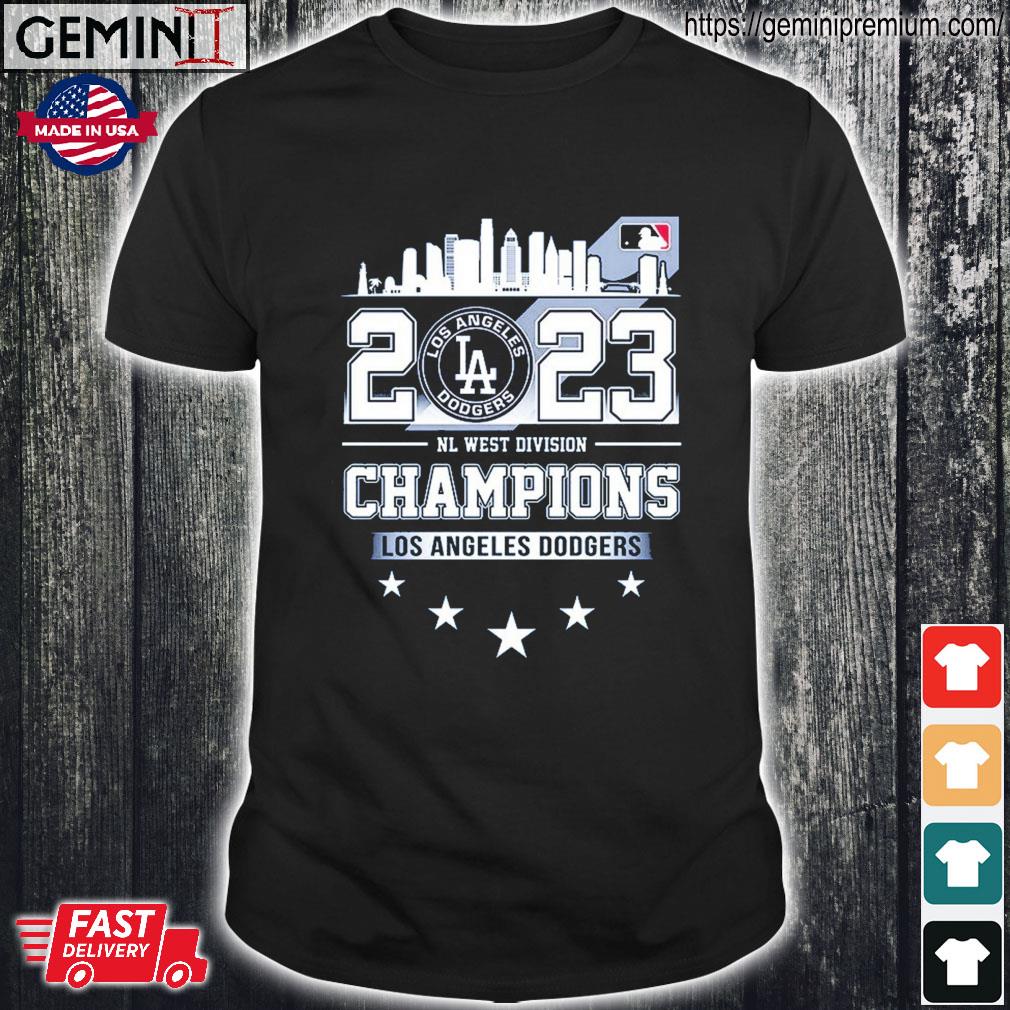 Los Angeles Dodgers 2023 NL West Division champions shirt, hoodie, sweater  and v-neck t-shirt