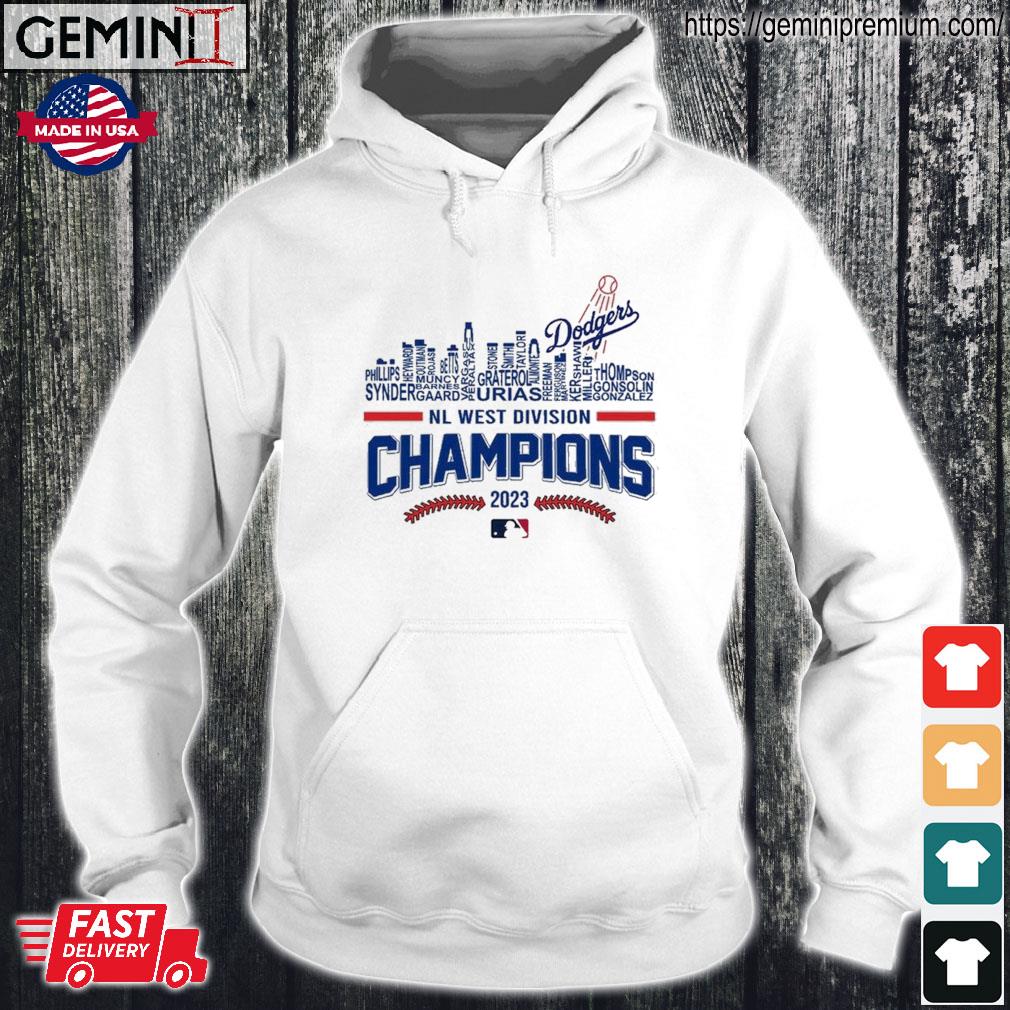 Los Angeles Dodgers 2023 NL East Division Champions shirt, hoodie,  longsleeve, sweatshirt, v-neck tee