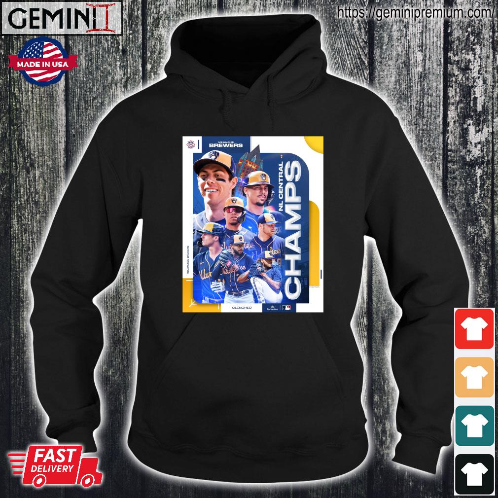 Milwaukee Brewers Nl Central Champs Cinched T-shirt,Sweater