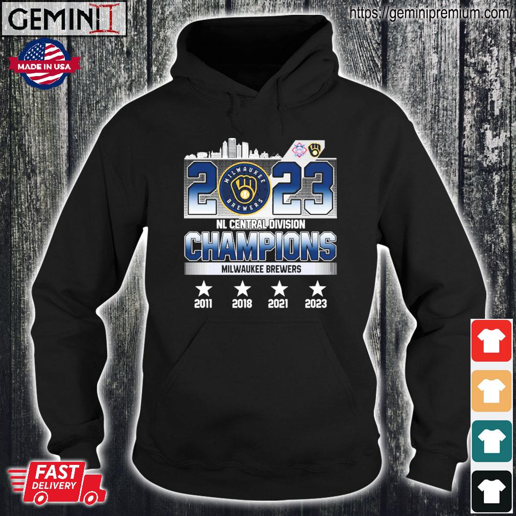 Milwaukee Brewers Skyline 2023 NL Central Division Champions Shirt