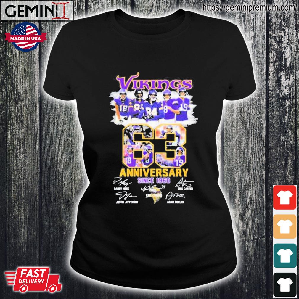 Minnesota Vikings 63 Anniversary Since 1960 Shirt