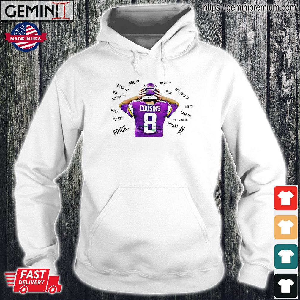 Kirk Cousins 8 Minnesota Vikings player football poster shirt, hoodie,  sweater, long sleeve and tank top