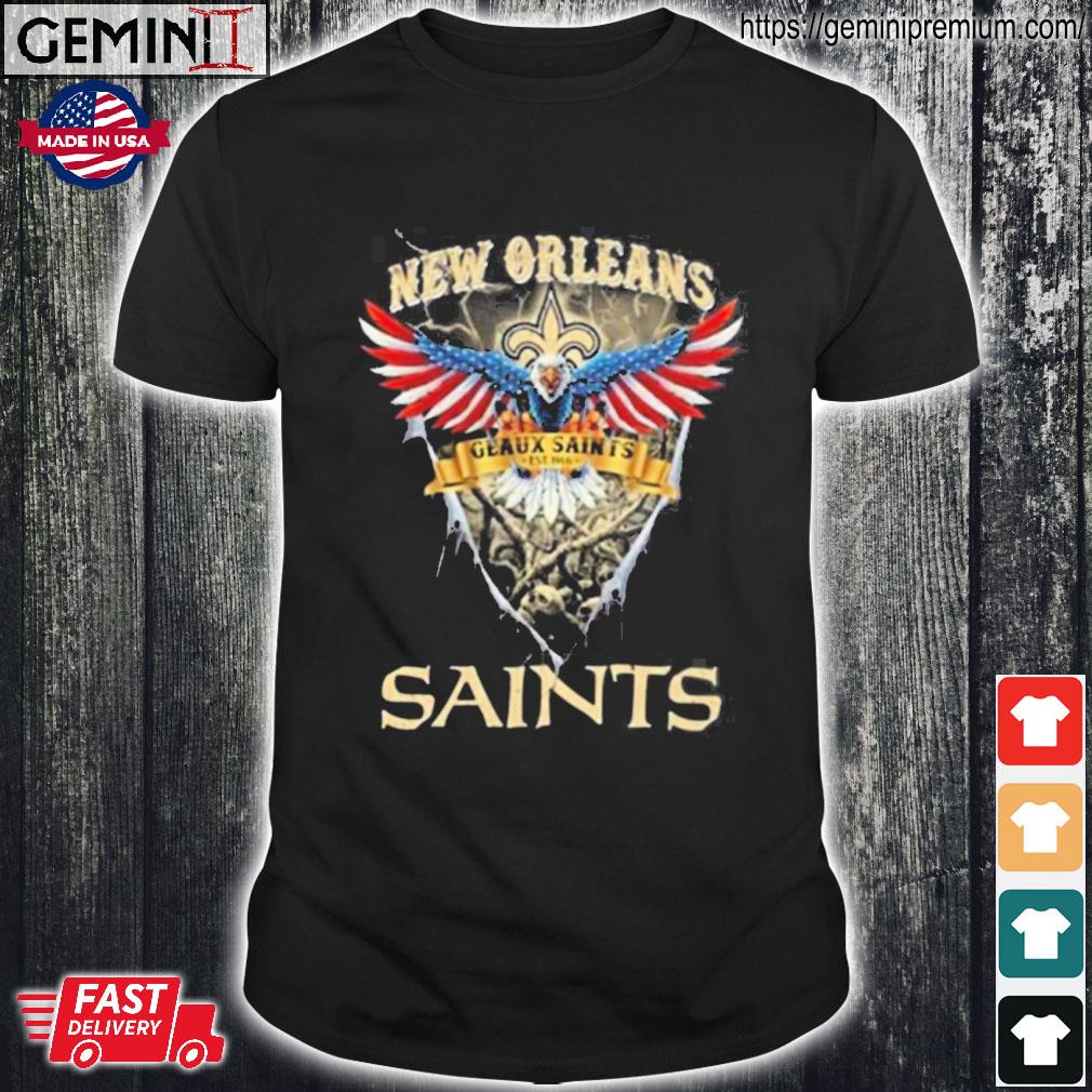 Nfl Us Eagle Geaux Saints New Orleans Saints Ornament, hoodie, sweater,  long sleeve and tank top