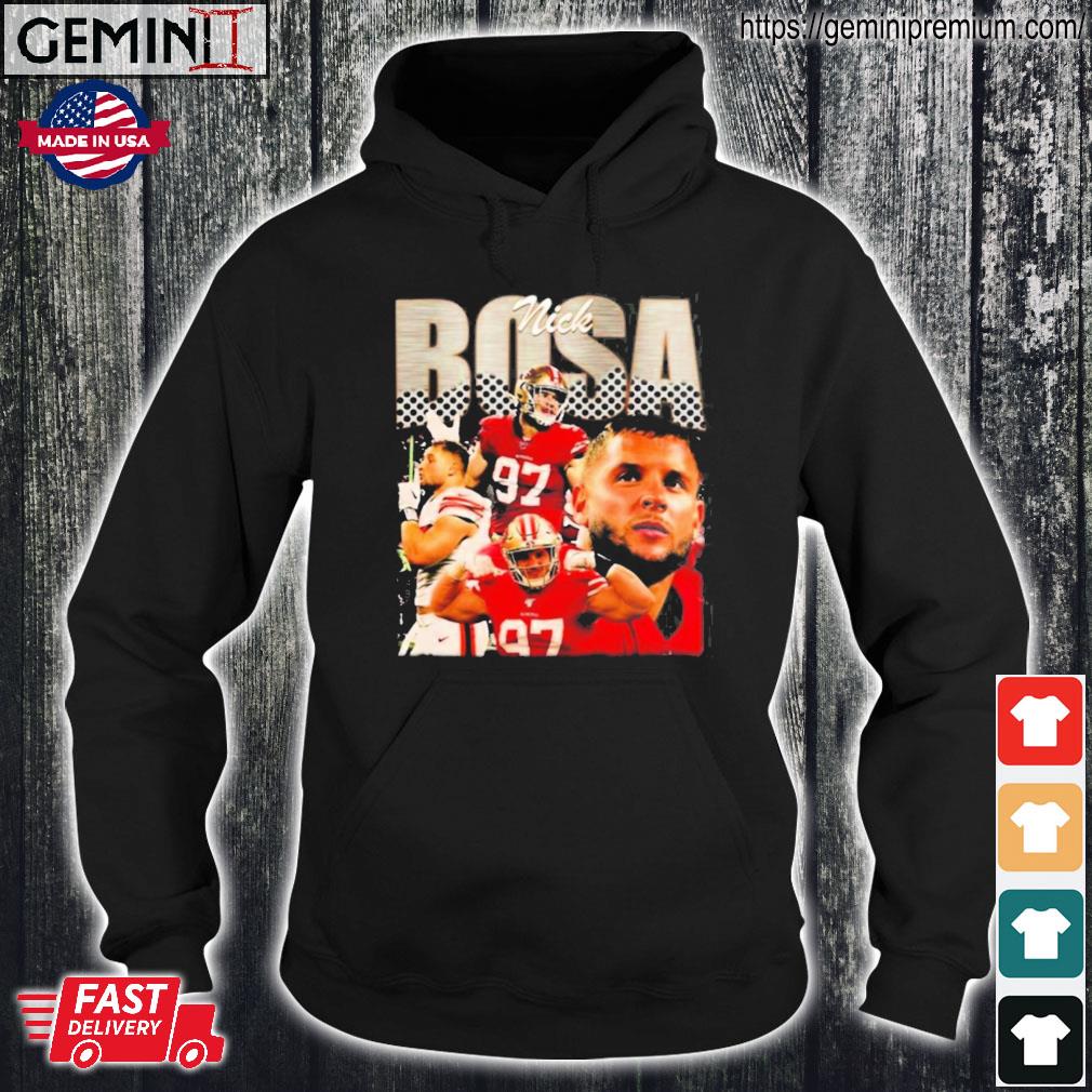 Nick Bosa San Francisco 49ers retro shirt, hoodie, sweater, long sleeve and  tank top